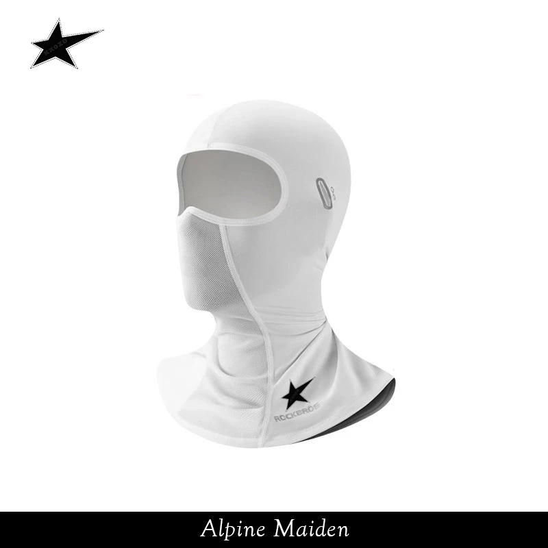 A星Alpine Maiden冰丝头套夏防晒面罩自行车骑行护脸面巾正品现货