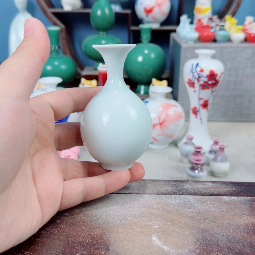 陶瓷手工小花器摆件