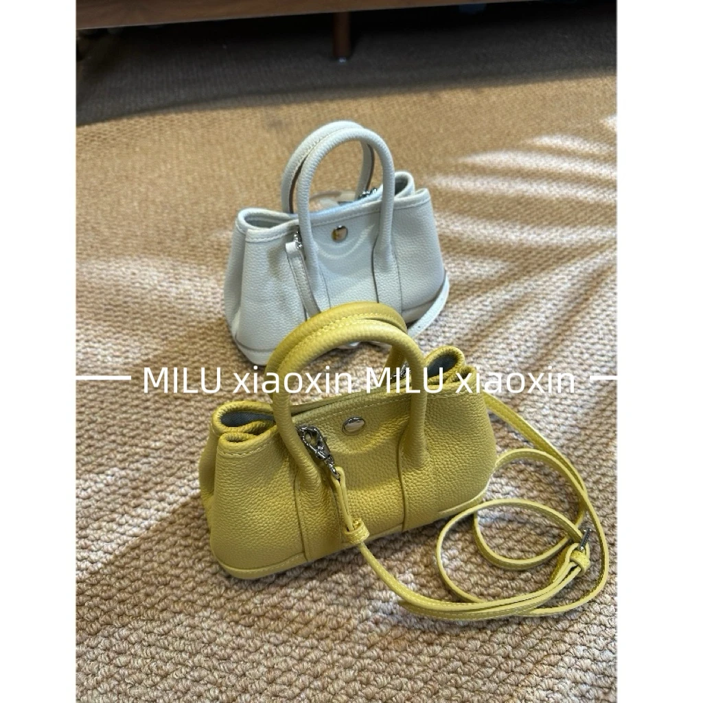 小馨【牛牛】洋气百搭斜跨小托特包包  96957