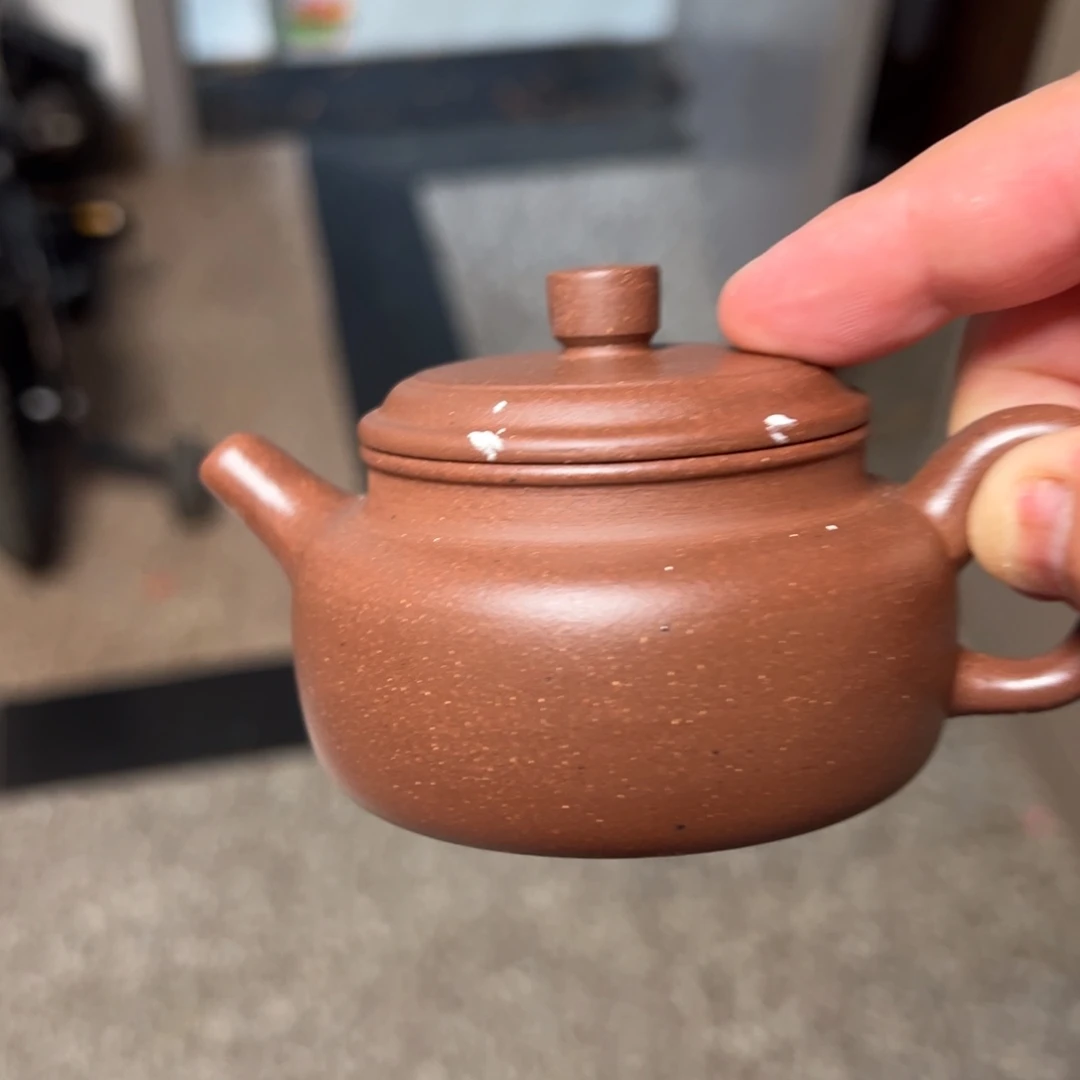 茶壶紫砂微瑕100cc紫泥德钟