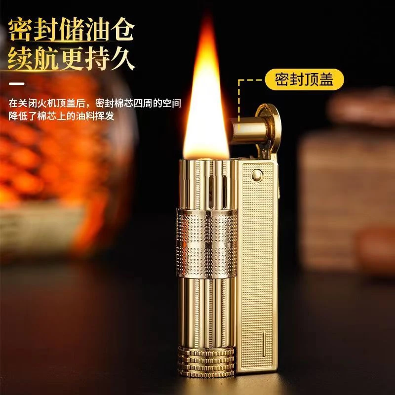 创意电影同款复古老式煤油打火机男士怀旧战地砂轮打火机