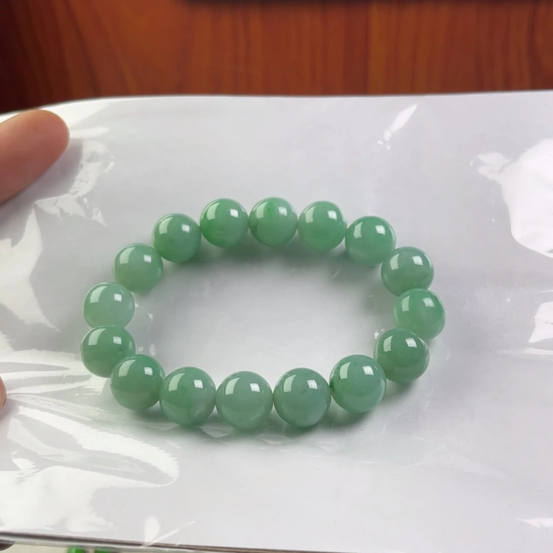 定制翡翠未镶嵌天然缅甸翡翠珠串