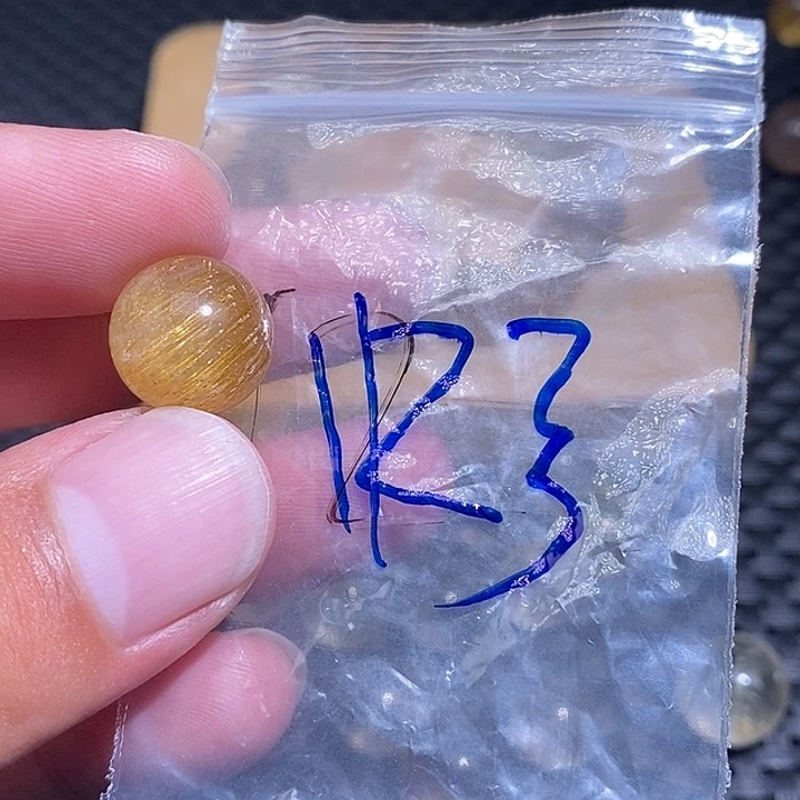 粒***安未镶嵌手链发晶天然水晶手串