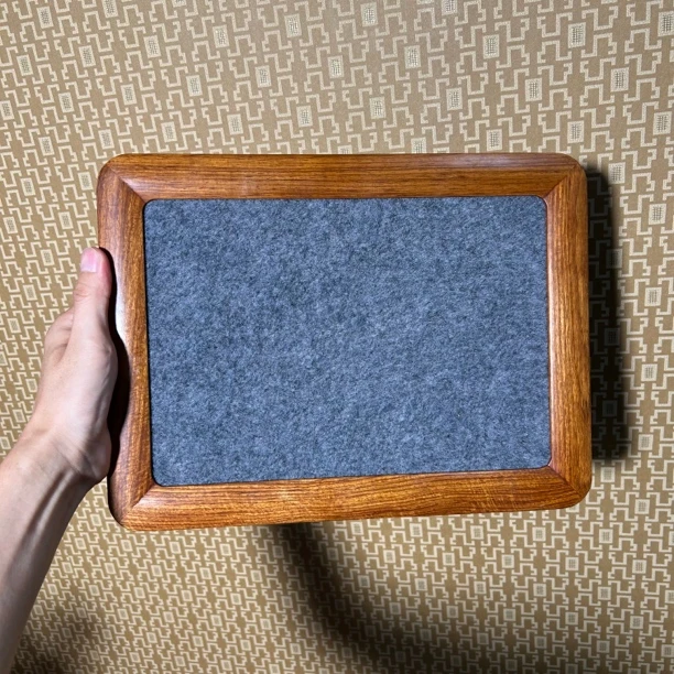 大果紫檀缅甸花梨相框（不带后支撑腿）35×26×2厘米