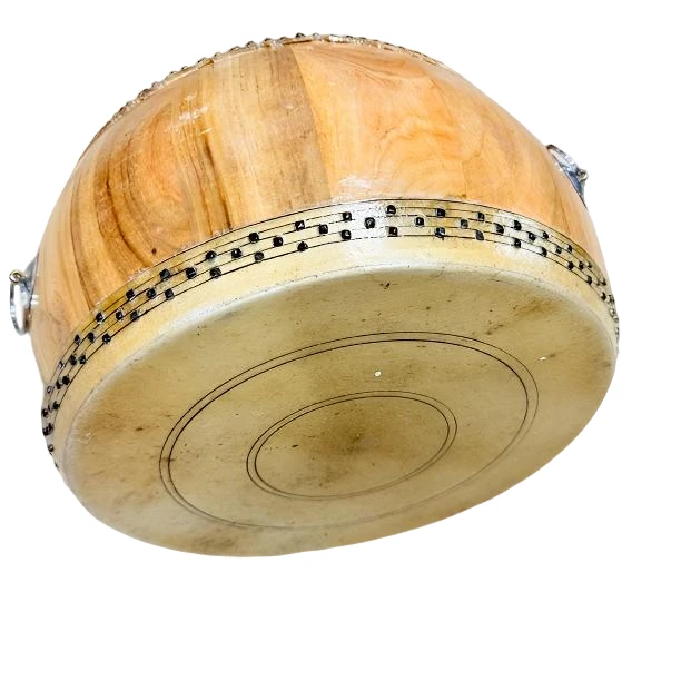 8寸鼓竹钉鼓原木原色川鼓道士鼓红白喜事乐器用品牛皮鼓