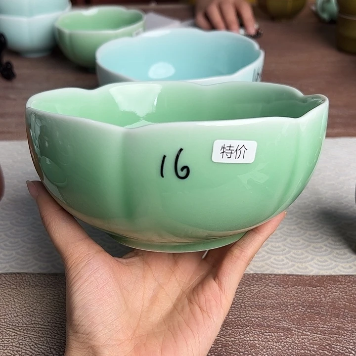 龙泉云间青瓷小米茶器