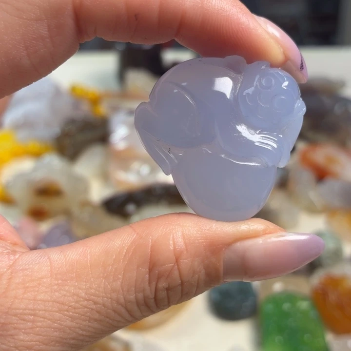 玛瑙/玉髓未镶嵌吊坠(不含链)