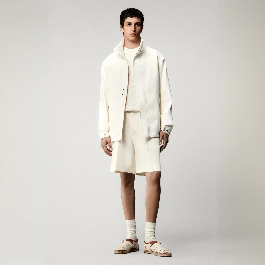 25*LP春季新款绵羊毛混纺男士休闲百搭夹克外套8817