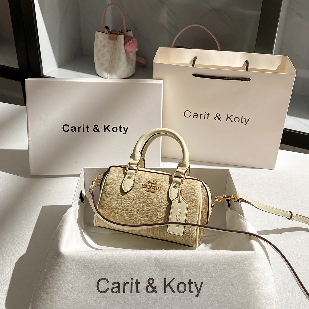 CARIT KOTY复古波士顿枕头包包女2025新款百搭高级感手提斜挎小包
