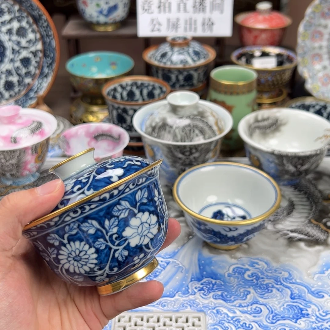 森***林瓷片景德镇手工手绘陶瓷