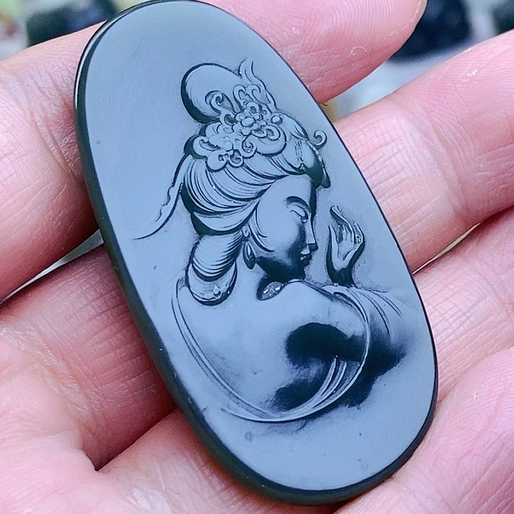 和田玉吊坠(不含链)未镶嵌