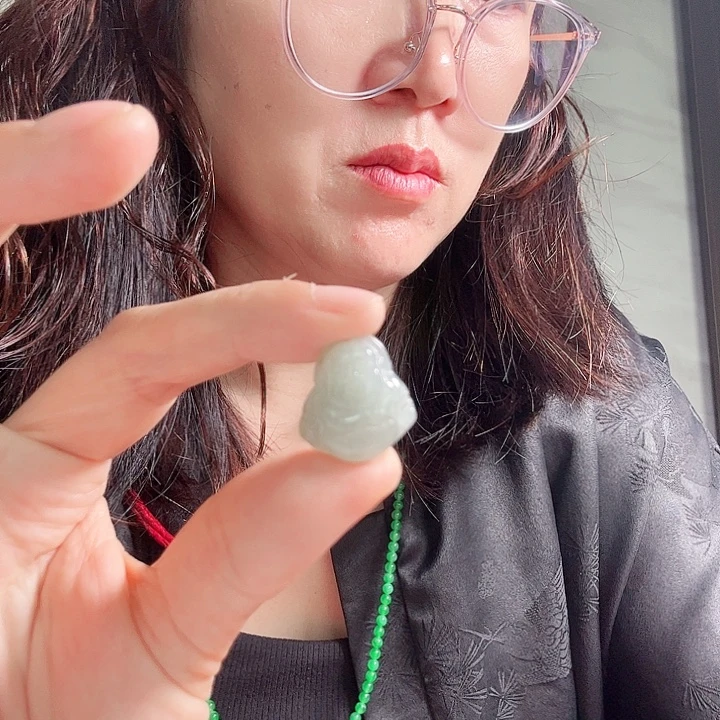 臻***七翡翠未镶嵌颈饰天然缅甸翡翠吊坠