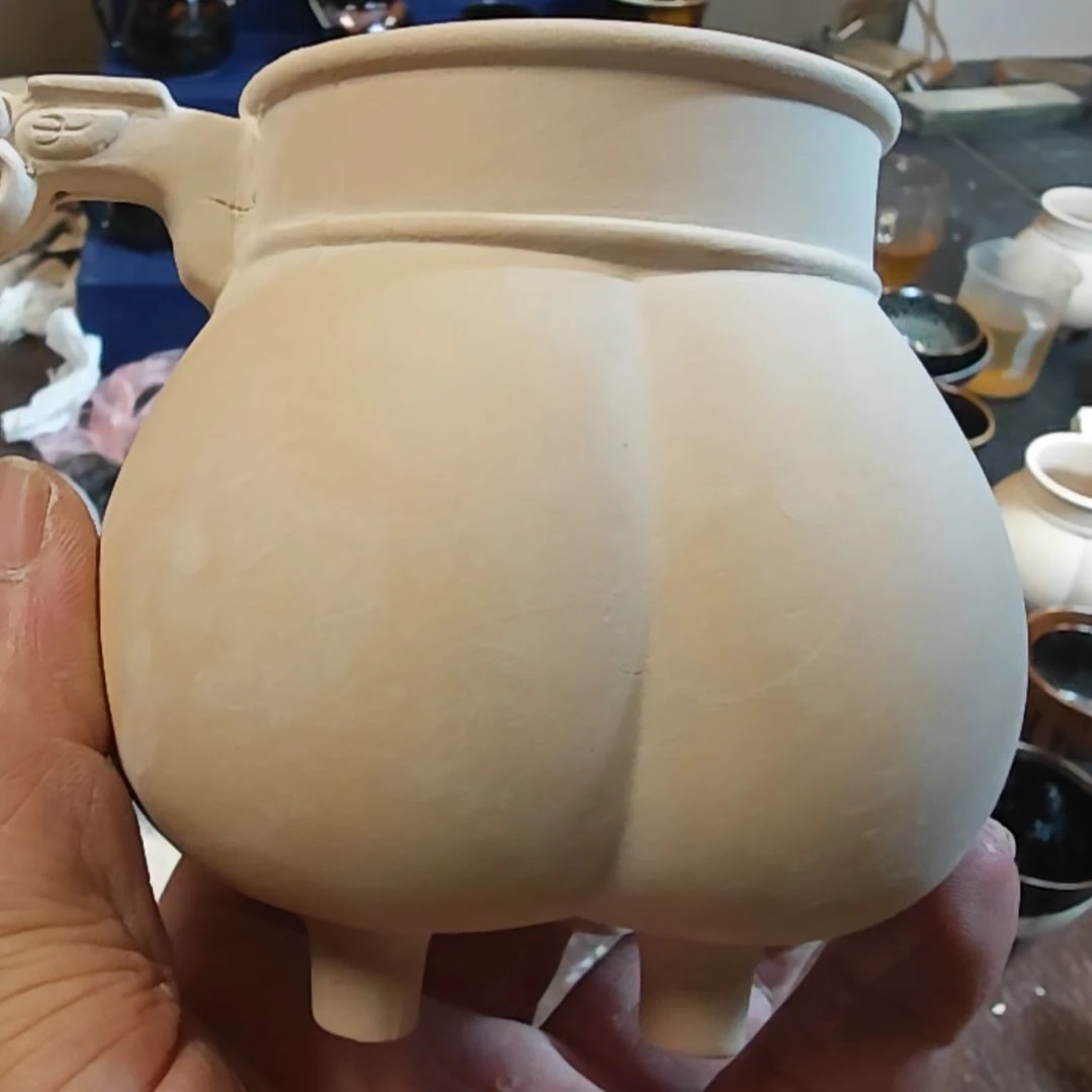单***天然老黑釉斗笠盏盏