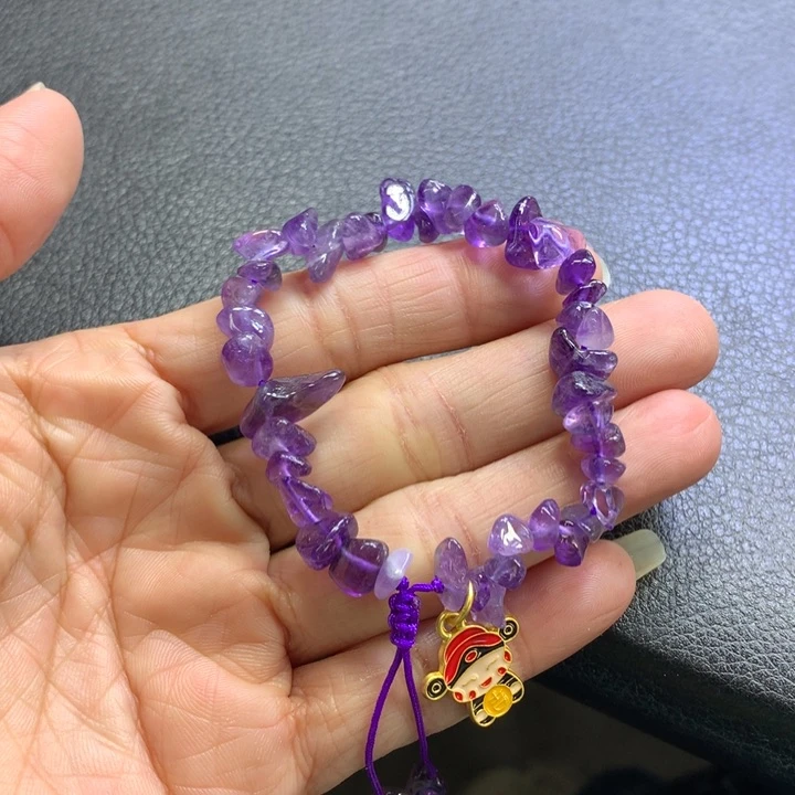 烟晶手链银S925镶嵌翡翠