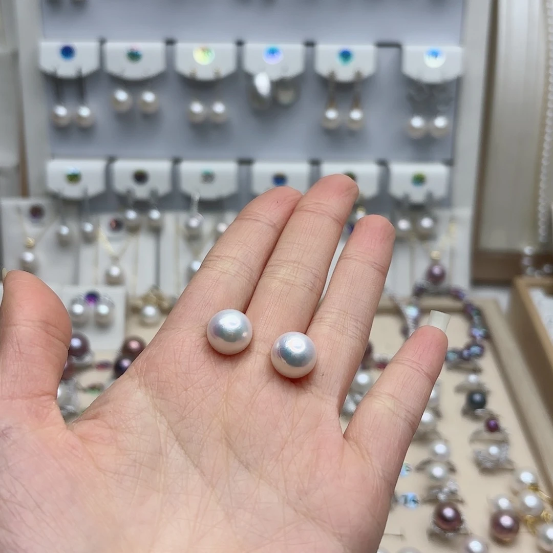 淡水珍珠颈饰银S925镶嵌