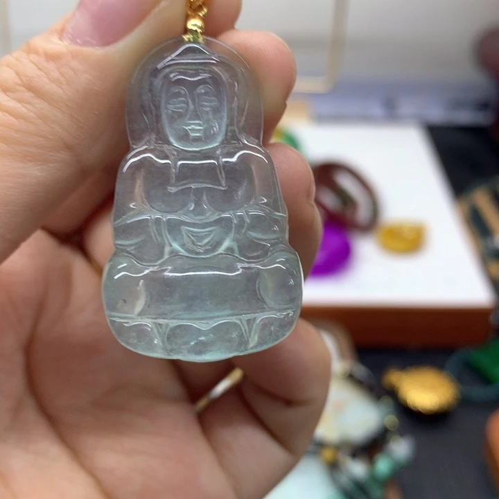 颈饰未镶嵌翡翠吊坠