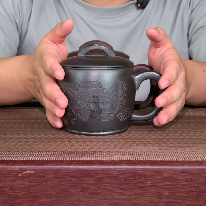 茶杯紫砂高货放漏