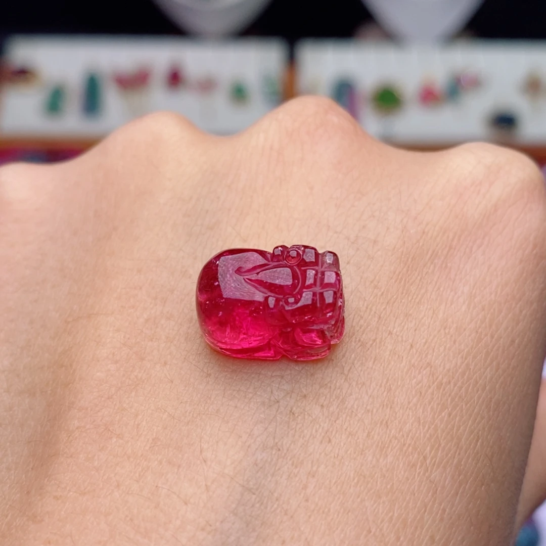 未镶嵌珠宝半成品碧玺d