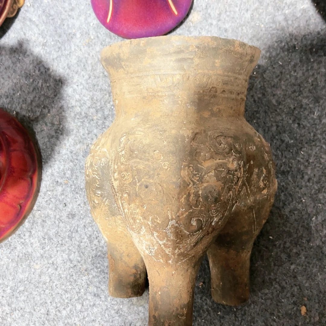 瓦当摆件摆件茶桌茶台陶瓷不**忧