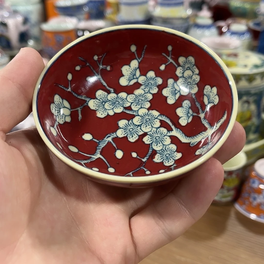 摆件/////景德镇陶瓷杯子。黄。