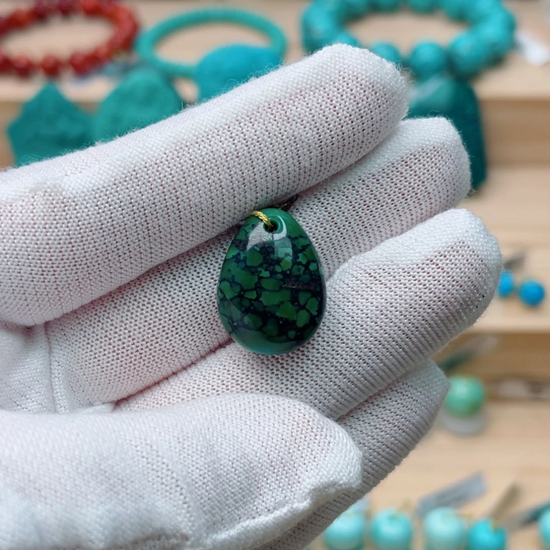 未镶嵌绿松石珠宝奇石
