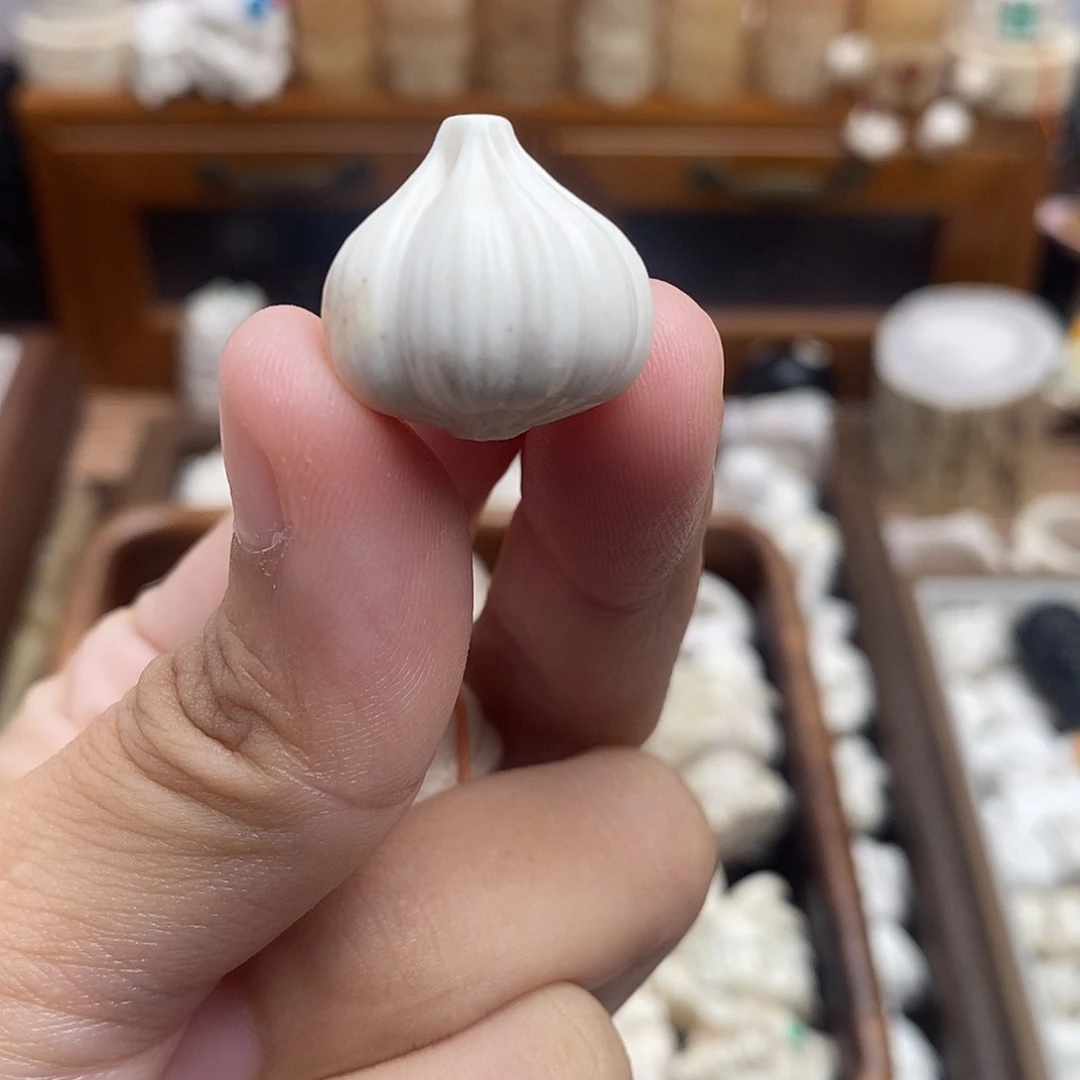 鹿骨把件c30蒜头