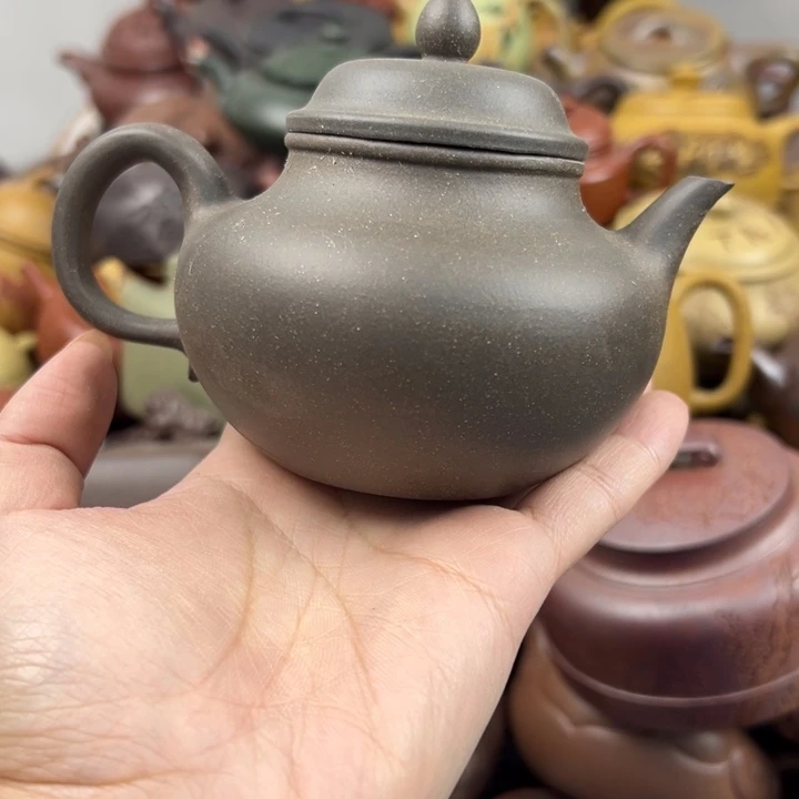 茶壶紫砂壶身裂了