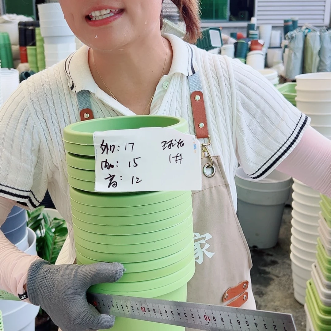 瑕疵球根盆1#果绿色10个无托