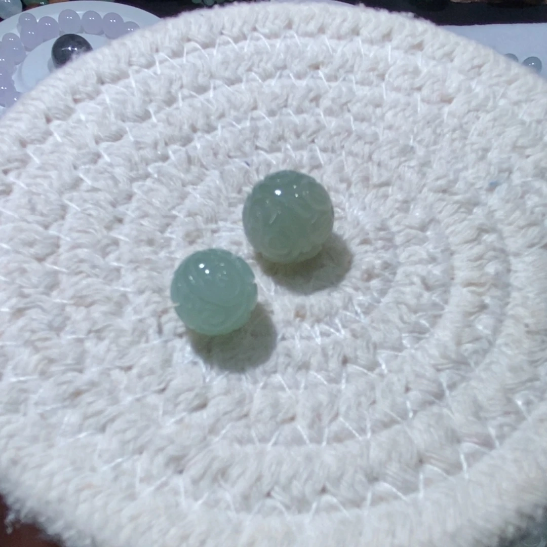 *****翡翠散珠翡翠回纹珠