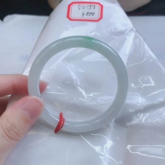 翡翠手镯未镶嵌圆条008