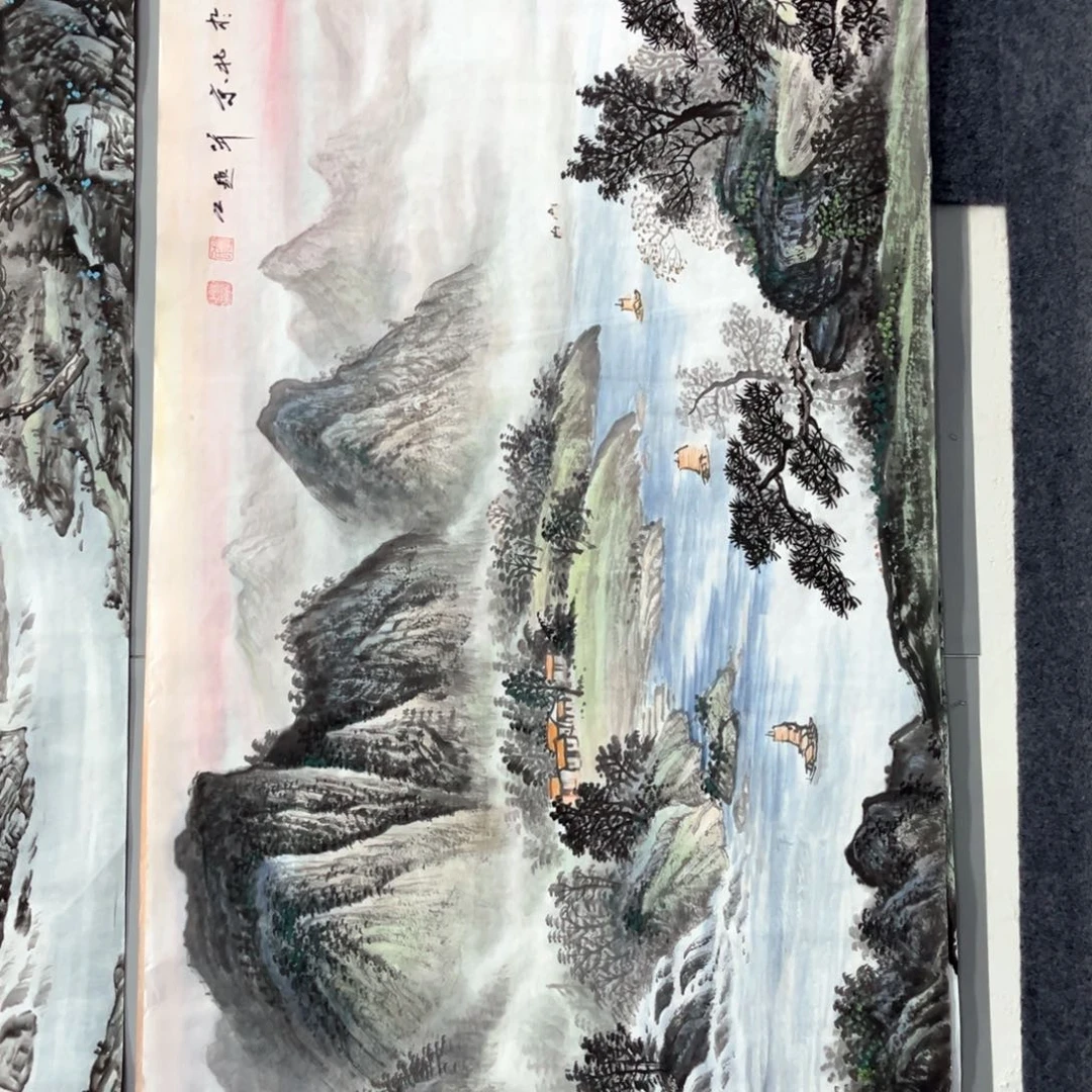 国画国画作品老师手绘