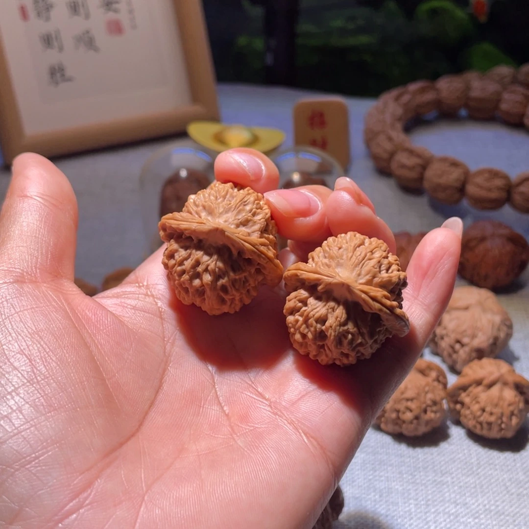 桃核把件用****6全品荔枝纹