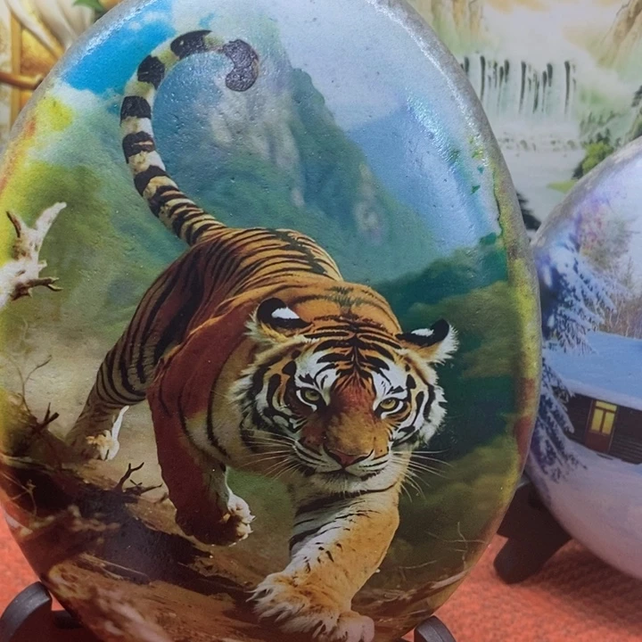 石材下山虎摆件真好看