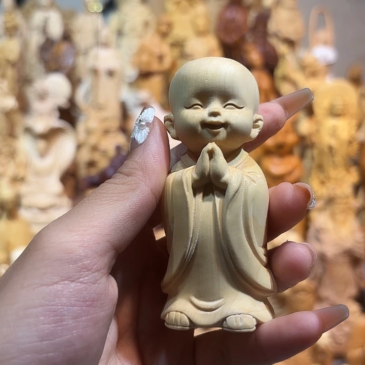 黄杨木黄杨木瑕疵和尚