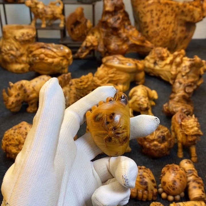 柏木®️****知足常乐手把件手把件