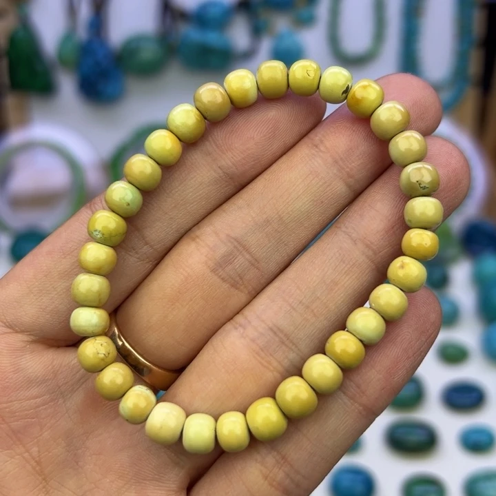 云盖高瓷橘黄老型手串