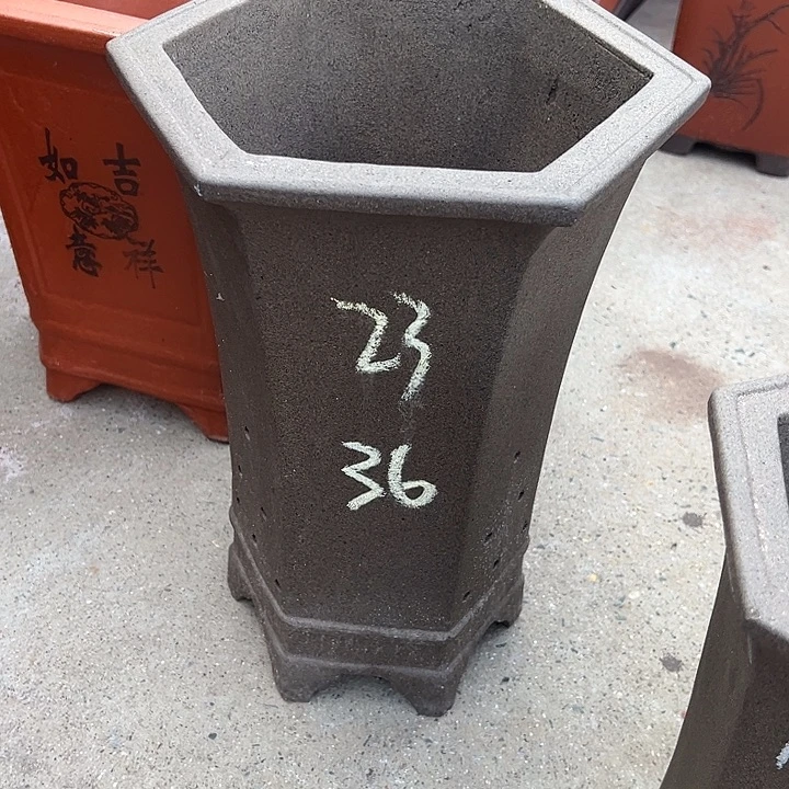 紫砂花盆透气花盆