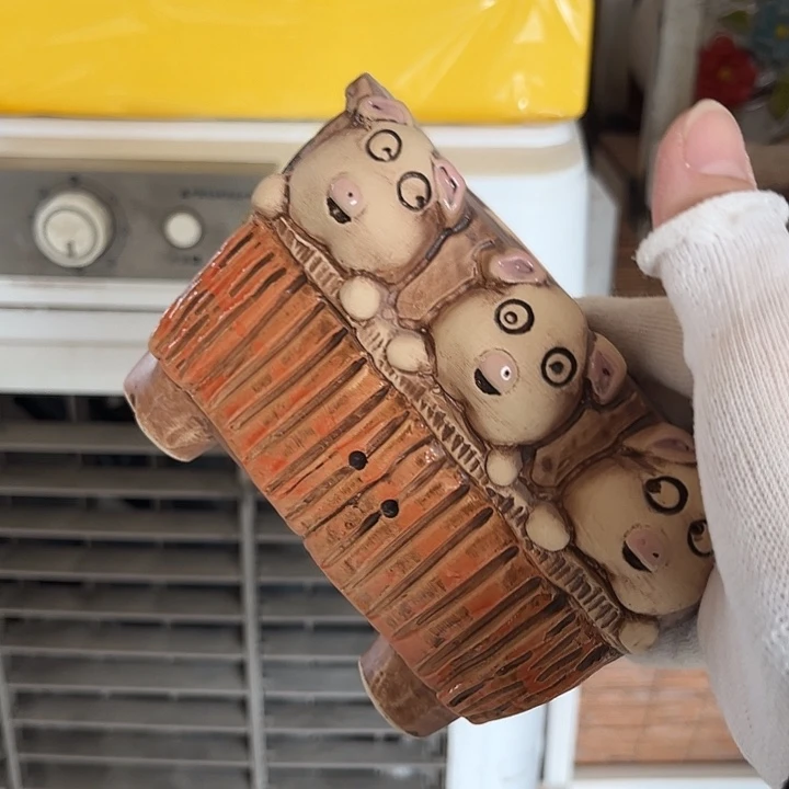 粗陶材质多肉花盆