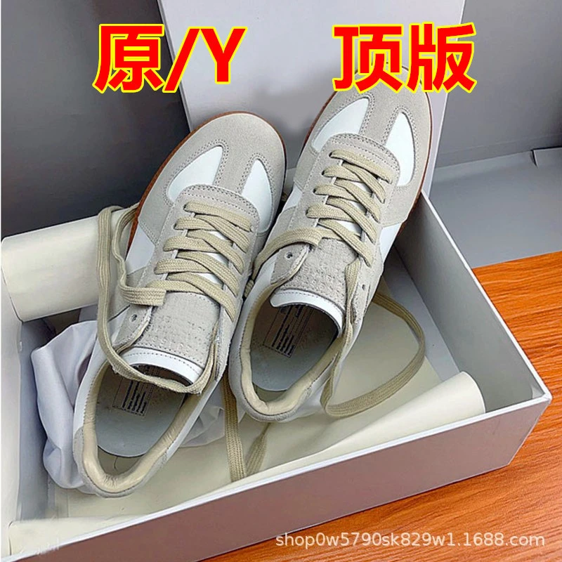 20252025【广州高定】马吉拉德训鞋女小白鞋百搭情侣运动休闲鞋真皮