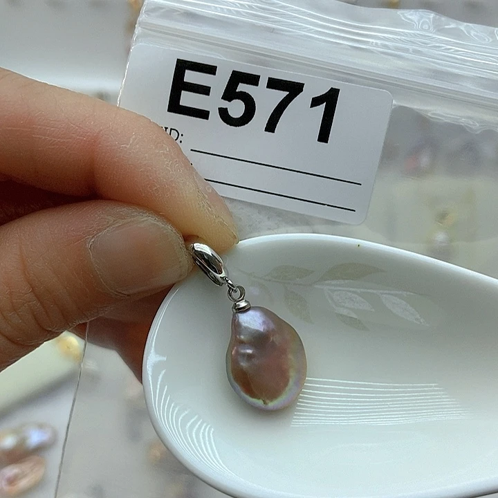 淡水珍珠颈饰银S925镶嵌