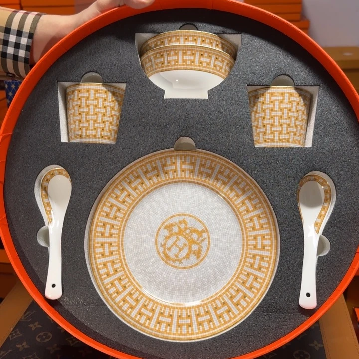 瓷欧美陶瓷餐具摆件100