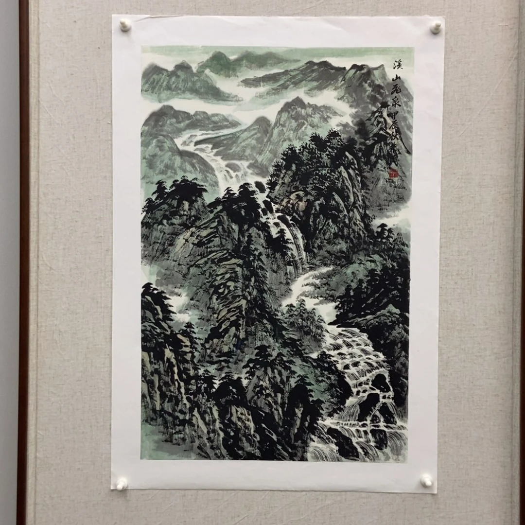 一***湖国画墨鱼精品墨鱼精品