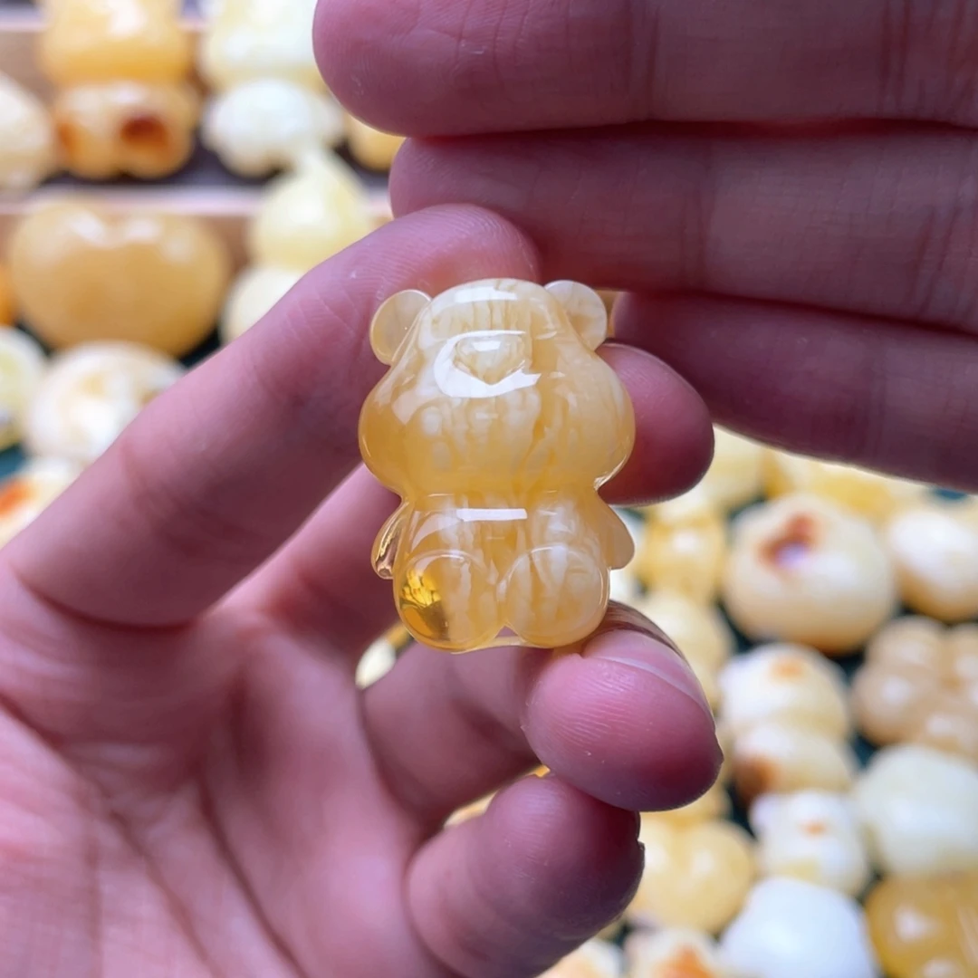 琥珀未镶嵌裸石蜜蜡