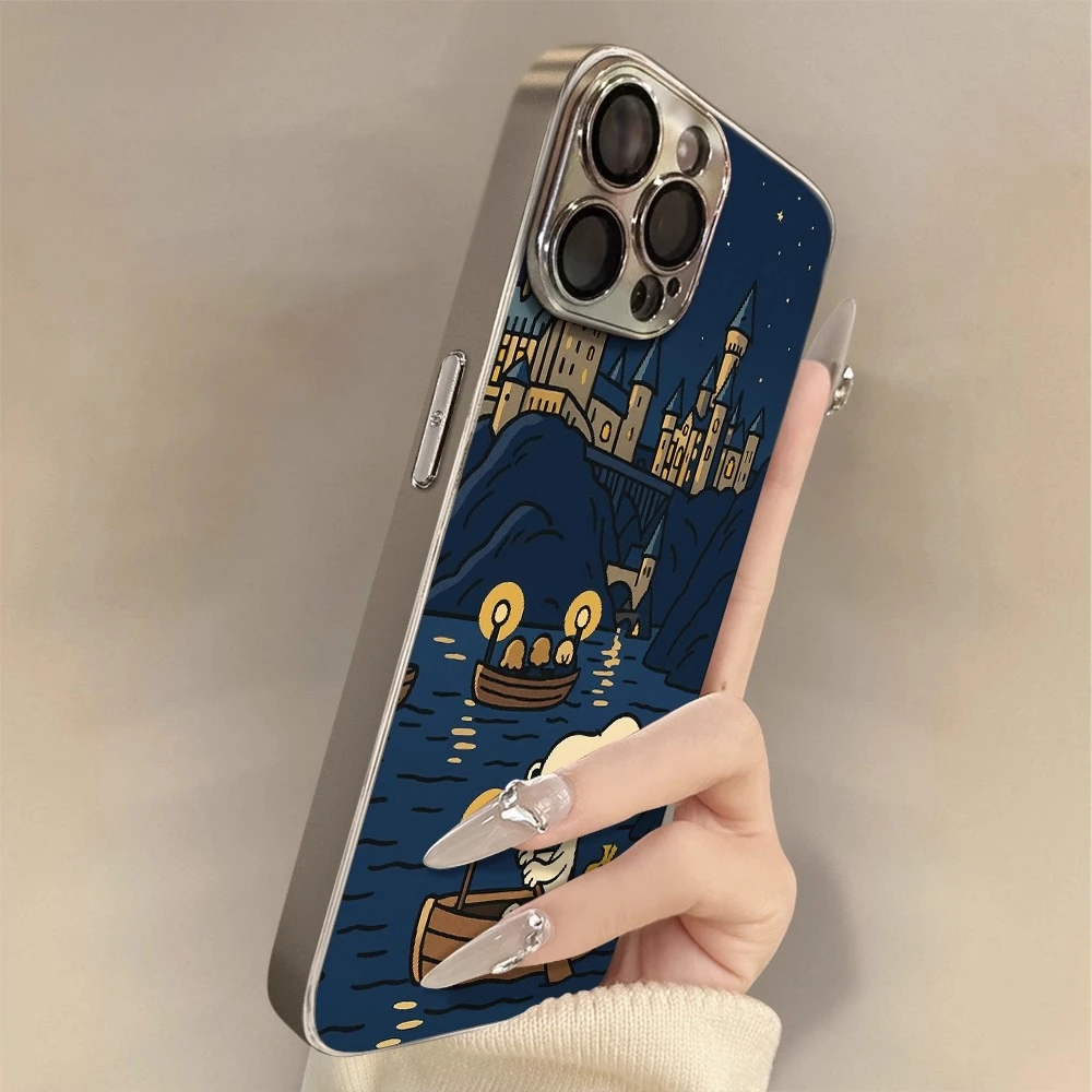 划船史努比适用苹果16promax手机壳高级感iphone15pro保护壳14pro