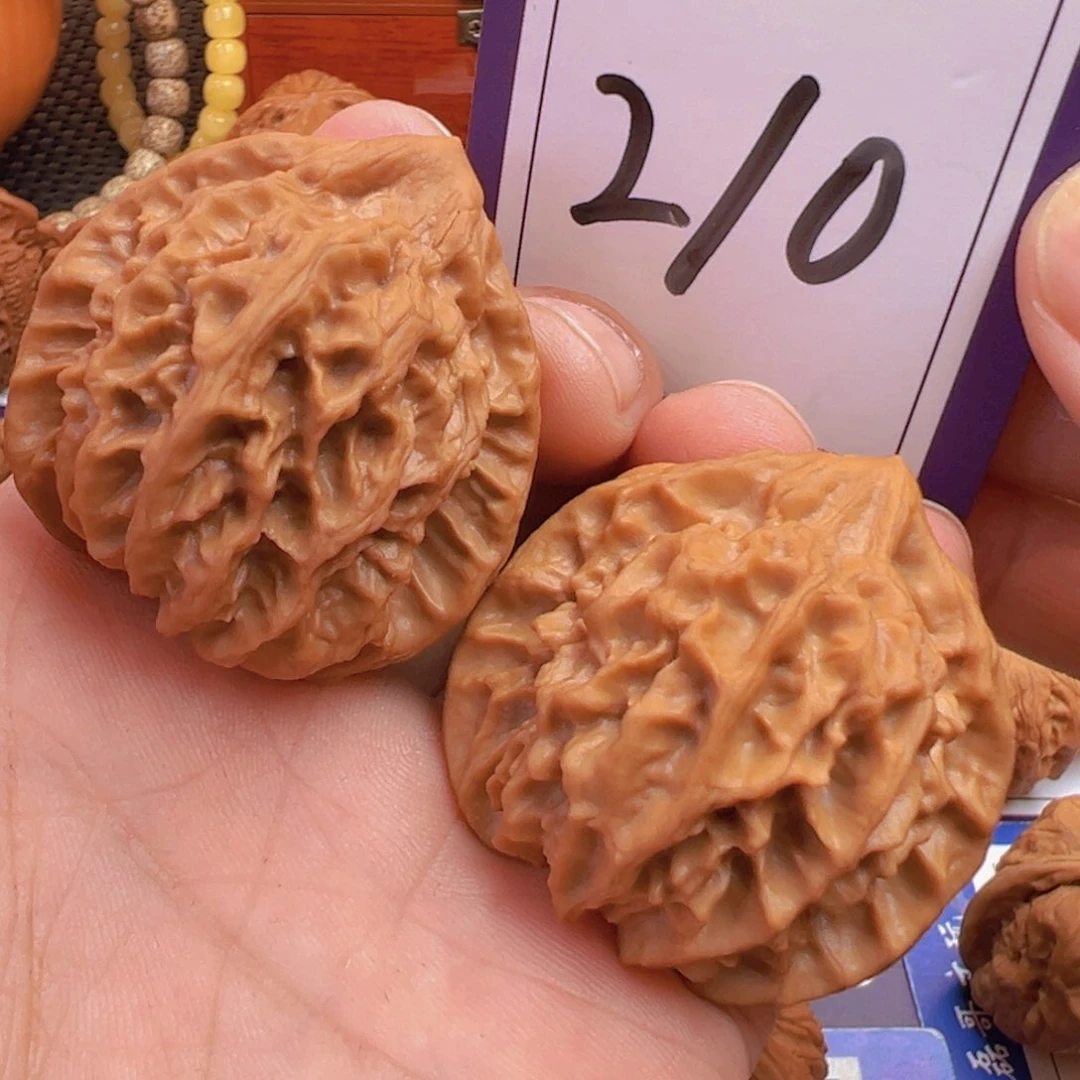 文玩核桃把件曹大龙42尺寸210号