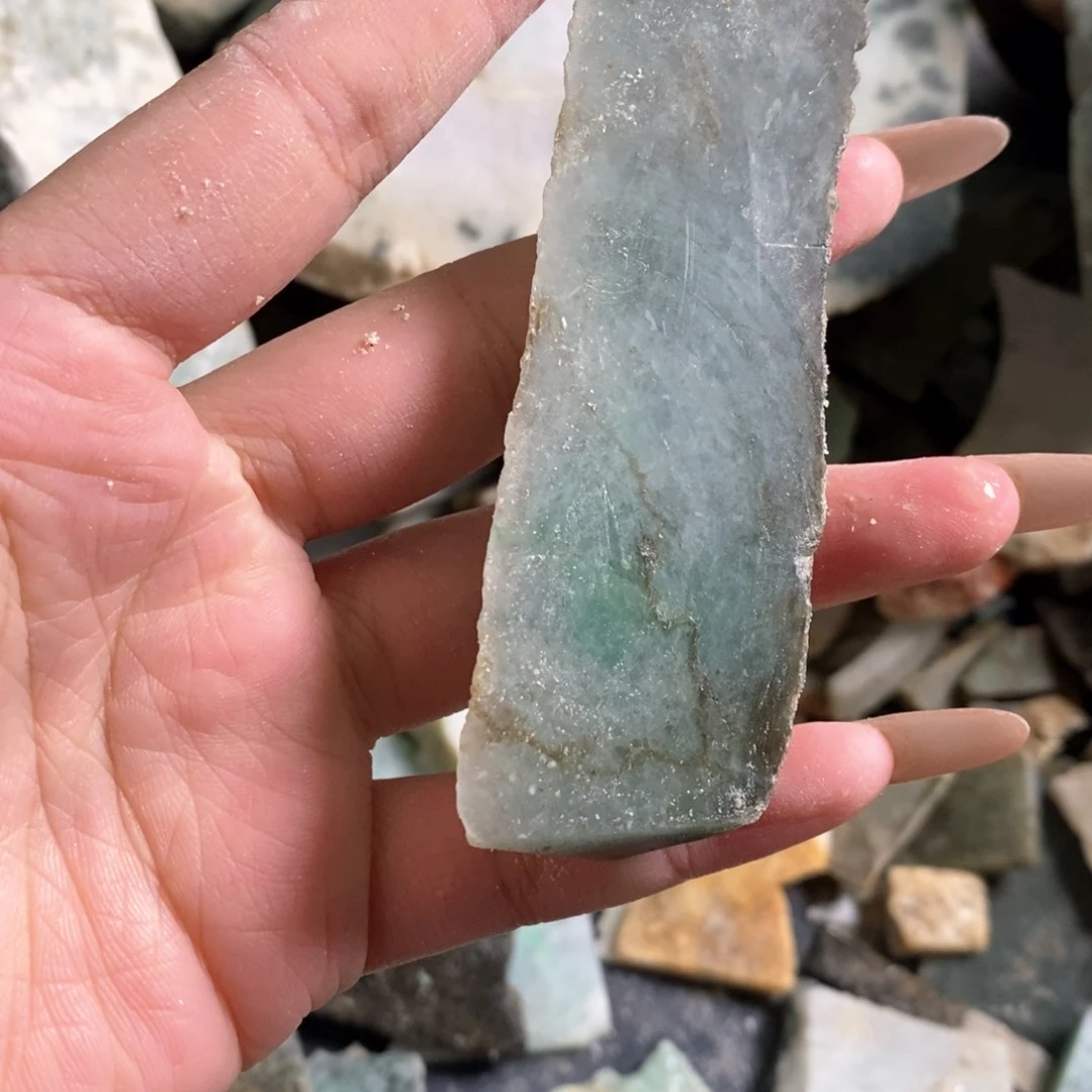 颈饰未镶嵌翡翠天然翡翠