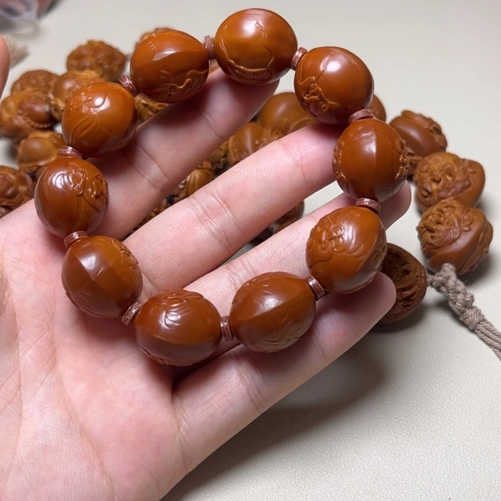李***爸吊坠橄榄核十八罗汉