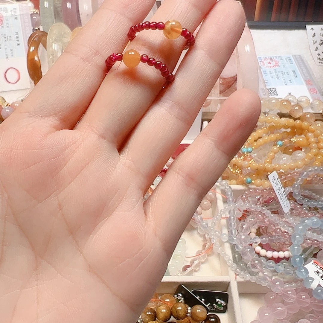 玛瑙/玉髓合金耳钉