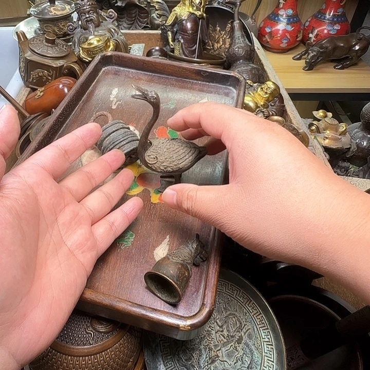 铜器办公室茶室摆件