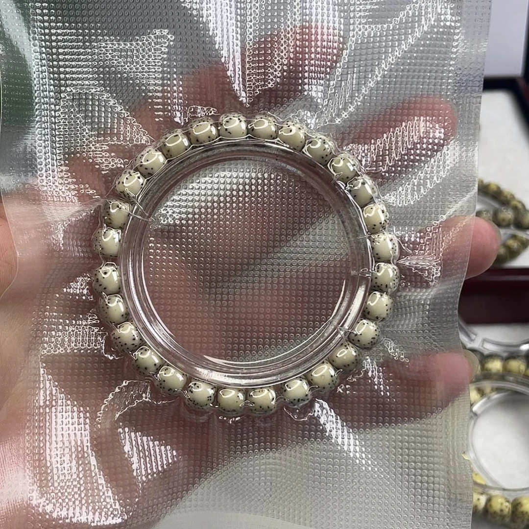手串星月菩提糯冰玉化河豚原生态